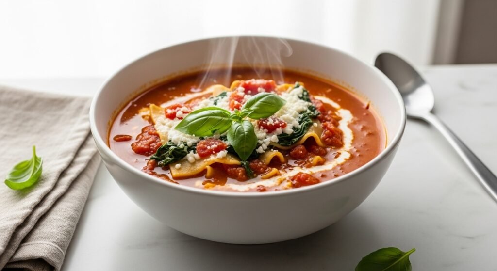 How to Make Lasagna Soup on the Stovetop in 30 Minutes or Less