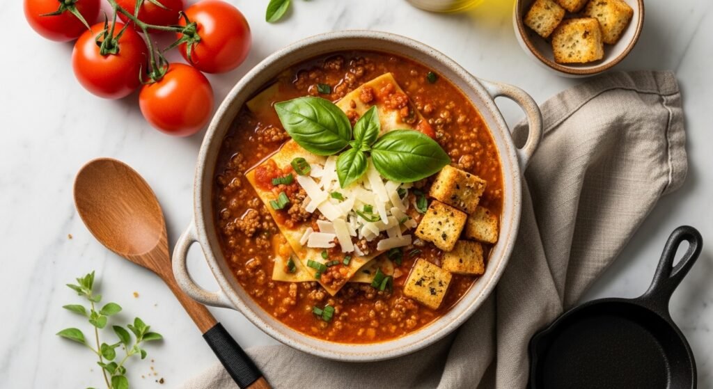 26 Bold Lasagna Soup with Ground Beef Recipes the Whole Family Will Love