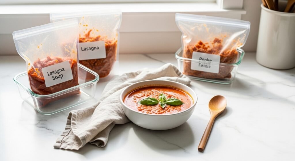 How to Freeze Lasagna Soup the Right Way for Easy Meal Prep