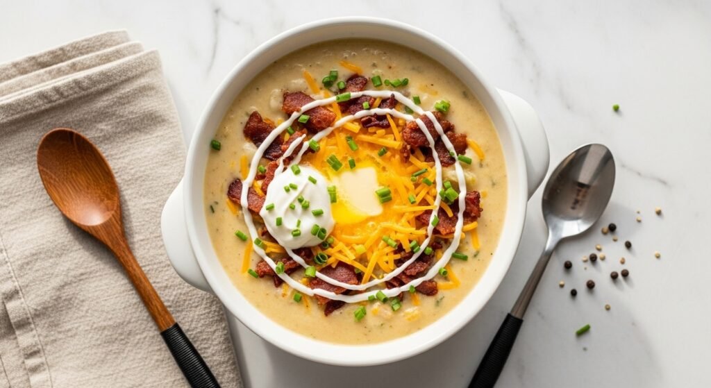 24 Genius Loaded Baked Potato Soup Recipes Topped with All Your Favorites